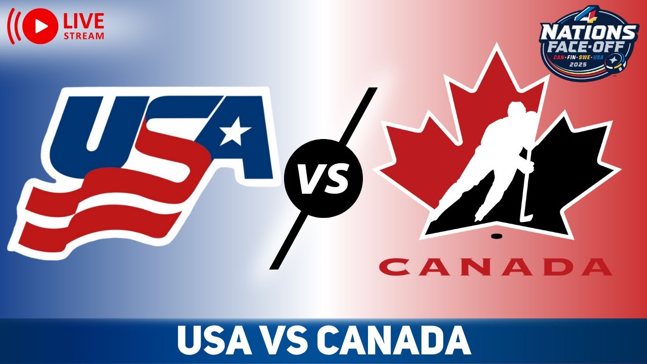 USA vs Canada LIVE STREAM | 4 Nations Face-Off Live Game Reaction Watch ...
