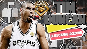 HOW TO MAKE TIM DUNCAN BUILD ON NBA 2K21 | POST GLASS CLEANING LOCKDOWN