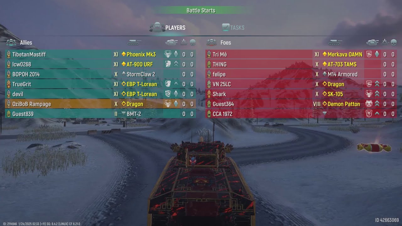 Tank Force 2025 01 24 6 vs 6