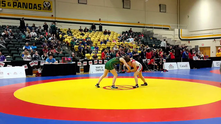 2015 CIS Championships: 59 kg Brittany Dillman vs....