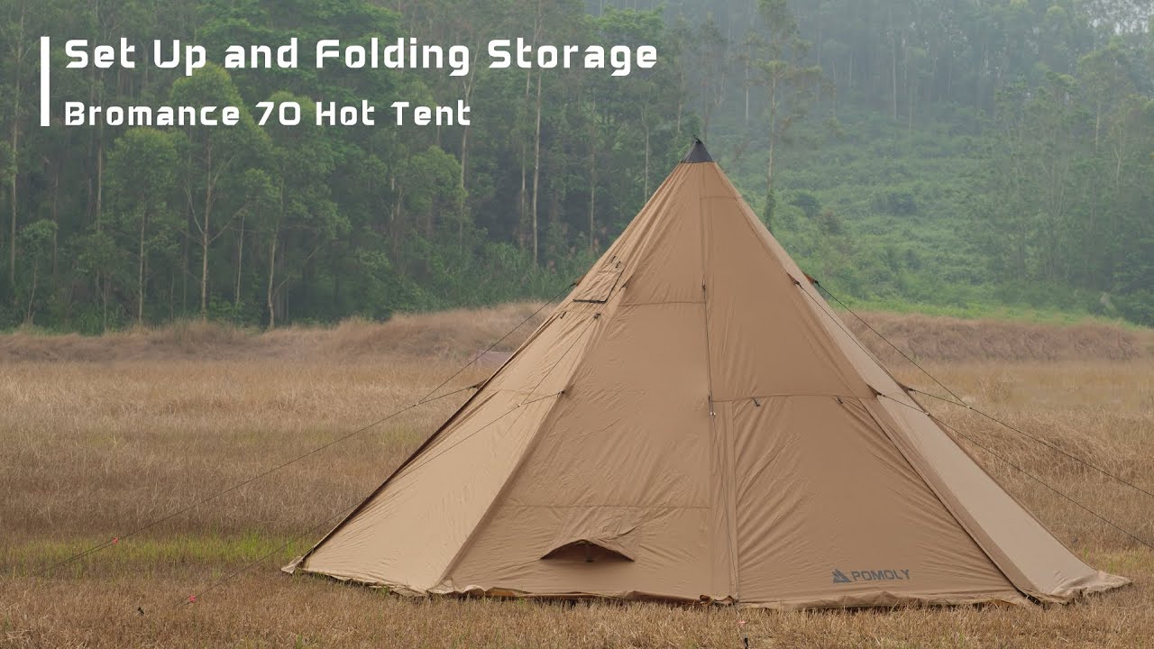 How to Set Up Bromance 70 Hot Tent | POMOLY - YouTube