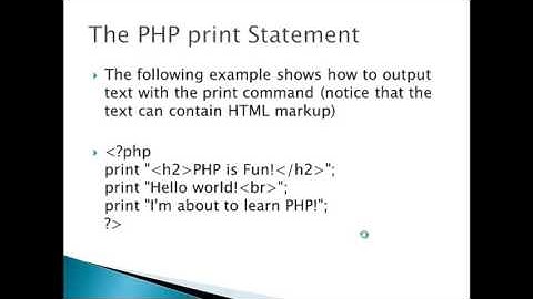Cs310 echo and print Statements in PHP in hindi/urdu part 7