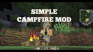 Simple Campfire Mod Showcase Minecraft 1.12