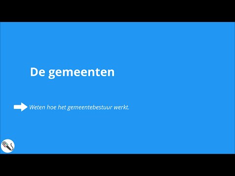 Politiek en Beleid: het gemeentebestuur