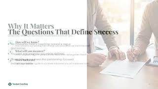 Defining Measures of Success for the Coaching Engagement (3.08) (2.5.1)