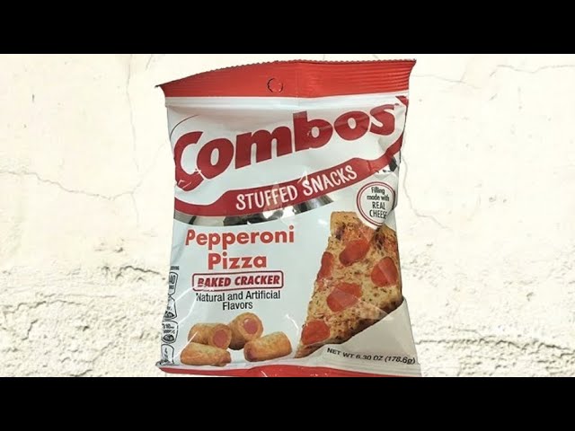 Combos Pepperoni Pizza Baked Cracker Review 