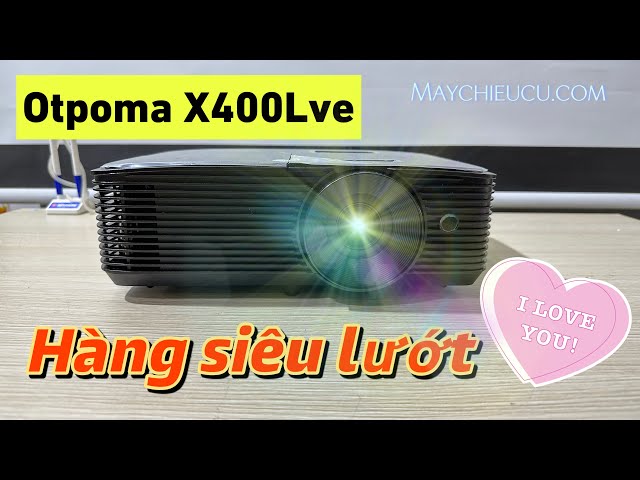 Optoma X400Lve hàng cũ siêu lướt hỗ trợ kỹ thuật 247 luôn sẵn hàng tại [Maychieucu.com]