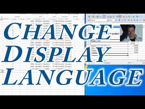 MS Project:  Change Display Language ●  Easy  ●  Office 2013