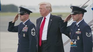 Trump Meets With Military Advisers At Camp David