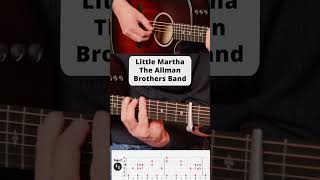 Little Martha - The Allman Brothers Band #shorts #song #tutorial #guitarcover #cover #acoustic