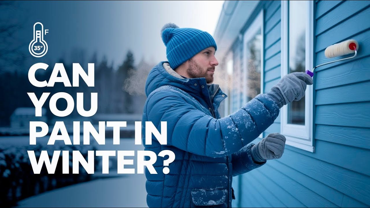 Exterior Painting in Cold Weather - YouTube