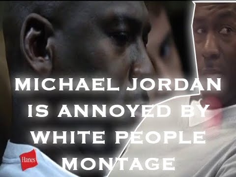 Michael Jordan being Annoyed by White People (SUPERCUT)