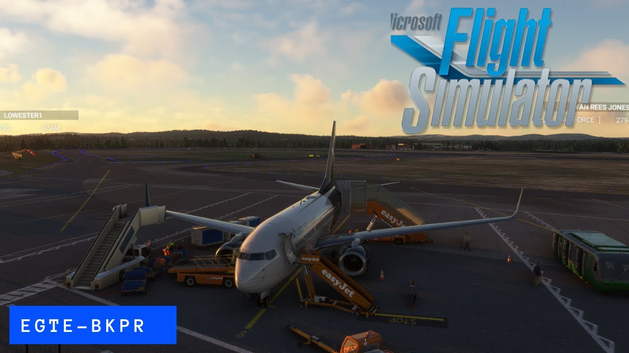 [EGTE] Exeter Airport - [BKPR] Prishtina International PMDG 737 MSFS ...