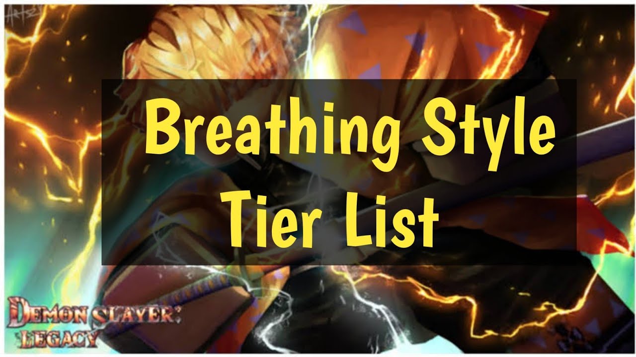 All Breathing Tierlist In The New Demon Slayer Legacy ! 