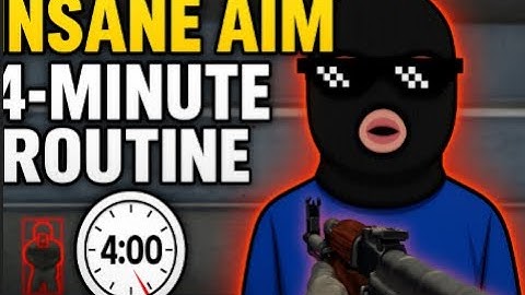 CS:GO Aim Routine in 4 Minutes (FAST Warmup)