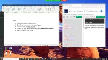 Quickly copy code from W3 Schools to Adobe Dream Weaver for editing a CSS Nav Menu