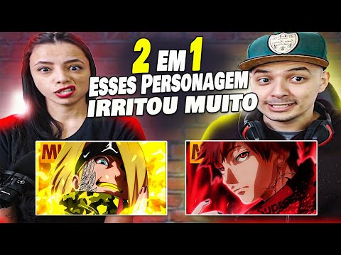 2 em 1 Tipo Deidara e Tipo Sasori @MHRAPOFICIAL  [ REACT WALLZITU E CAMILA ]