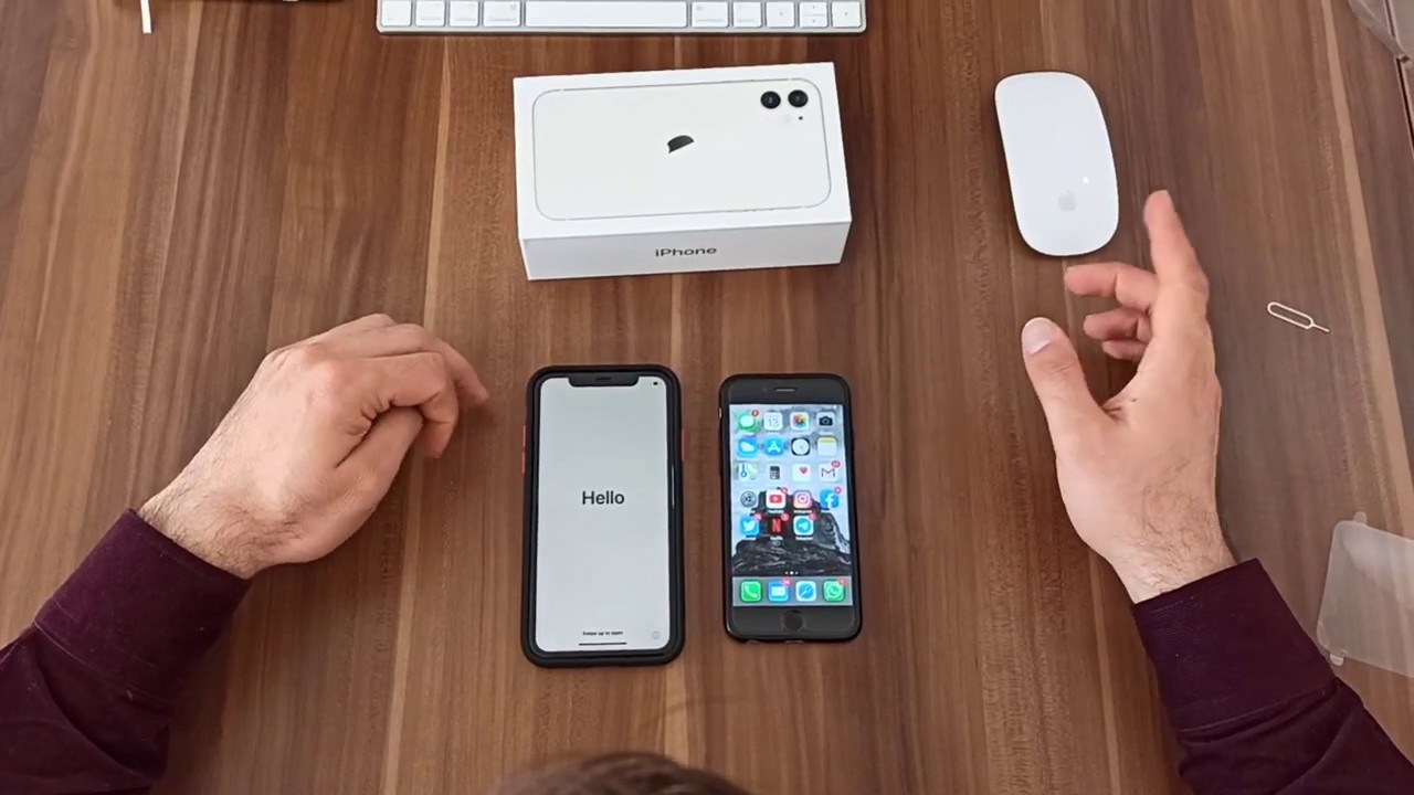 Eski iPhone'dan yeni iPhone'a aktarma "2020" - YouTube