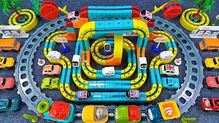 9 minute ASMR Toy Unboxing Video: Magical Magnetic Track Building Blocks Toy Train | Toy Review screenshot 4