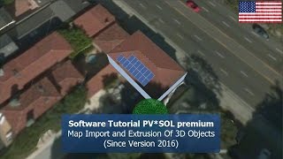 Software Tutorial - PV*SOL premium - Map Import and Extrusion Of 3D Objects for fast PV Systems screenshot 4