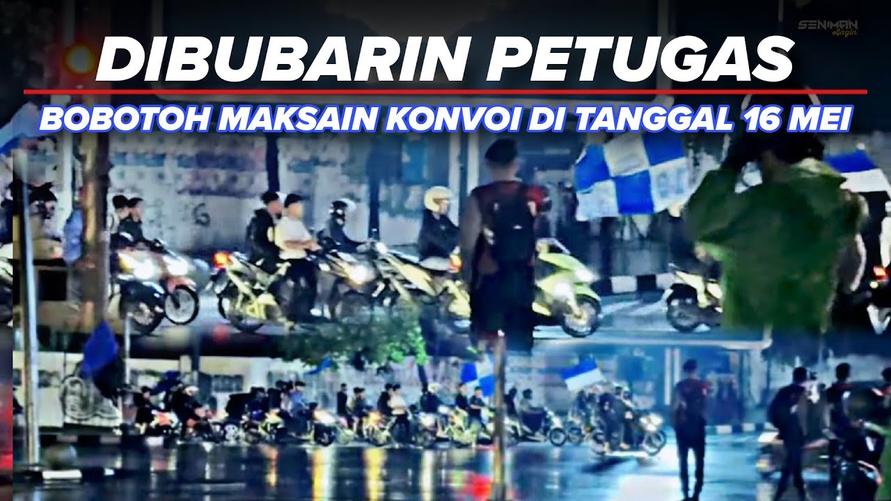 KONVOI BOBOTOH‼️DI BANDUNG TANGGAL 16 MEI DI BUBARIN PETUGAS