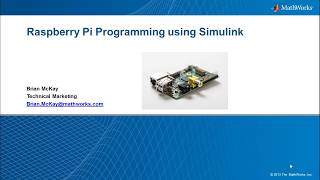 Raspberry Pi Programming using Simulink-MATLAB &amp; Simulink