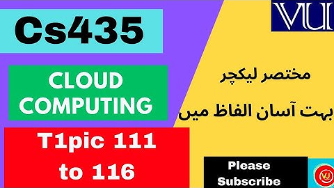 Cs435 short lecture 111 to 116