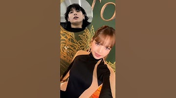 Blackpink Lisa dancing bts member Jungkook reaction Just wow #fypシ゚ #trending #foryou