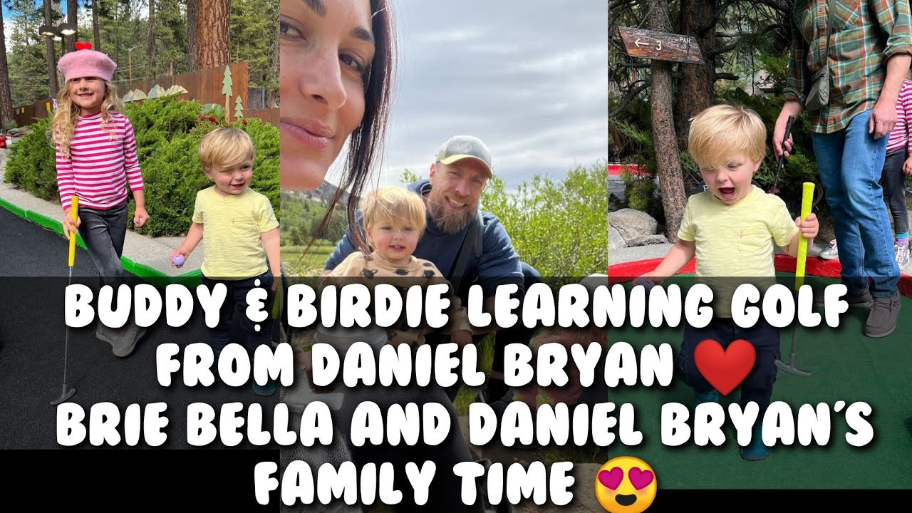 Buddy & Birdie Learning Golf from Daniel Bryan ️ | Brie Bella and ...