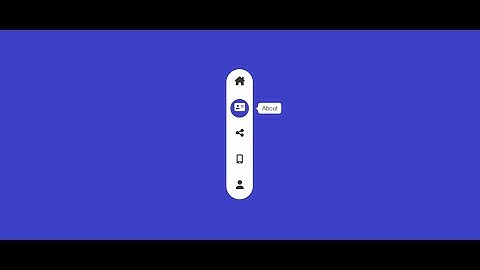 Animated Magic Menu Indicator Vertical Tab Menu Design || using HTML & CSS & JavaScript Project 85