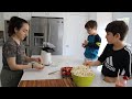 Popcorn Popper - Long Awaited Lasagna - Heghineh Family Vlogs