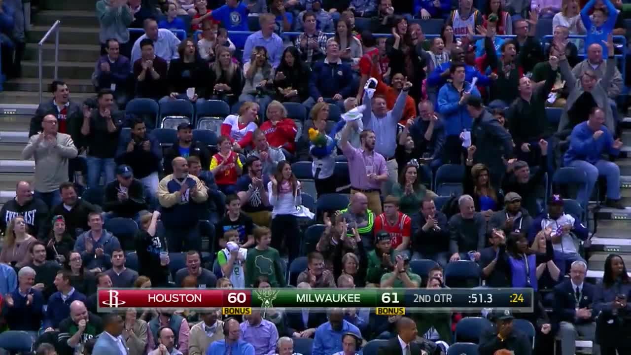 Quarter 2 One Box Video :Bucks Vs. Rockets, 2/29/2016 12:00:00 AM