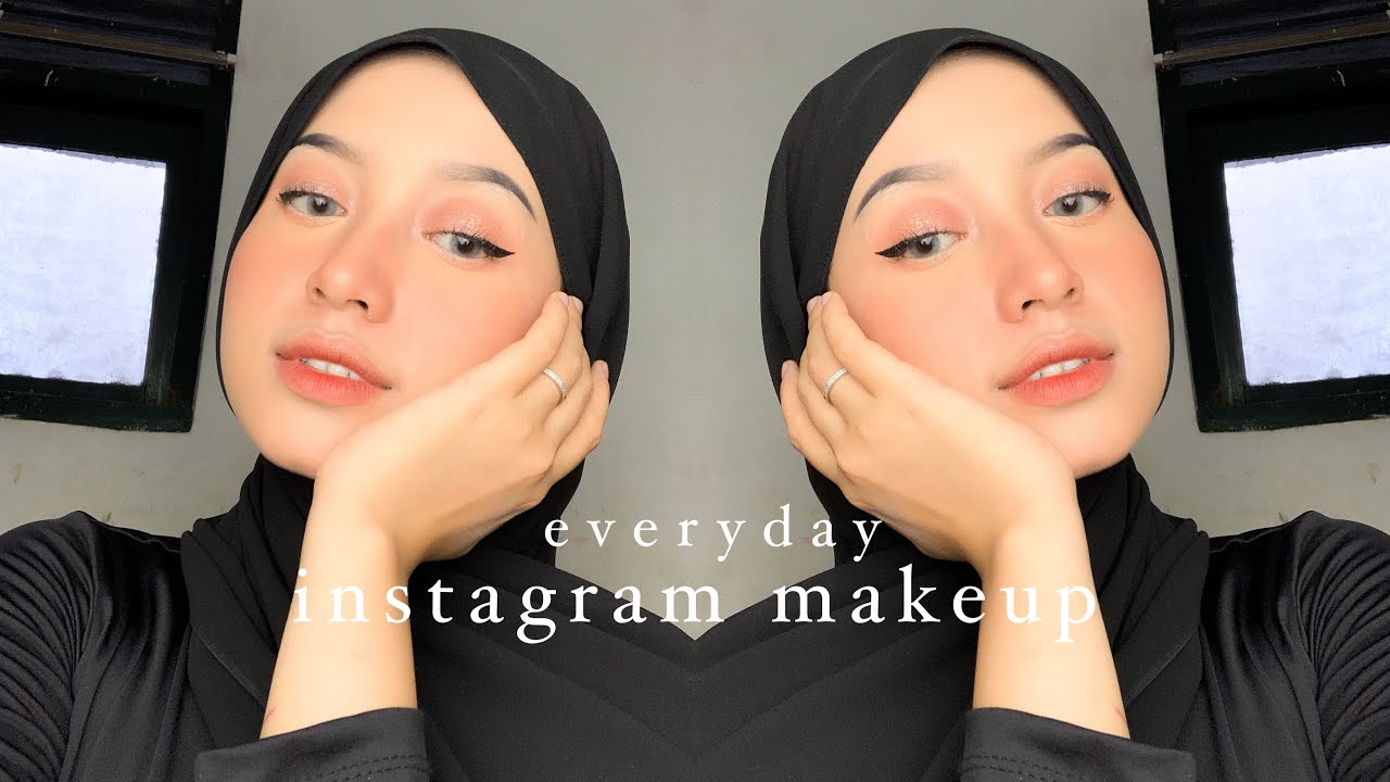 ⁣— My Instagram Makeup Routine 🤍🕊