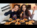 Sambusa Mukbang 😋Trying Sambusa From Different Countries | Amena and Elias