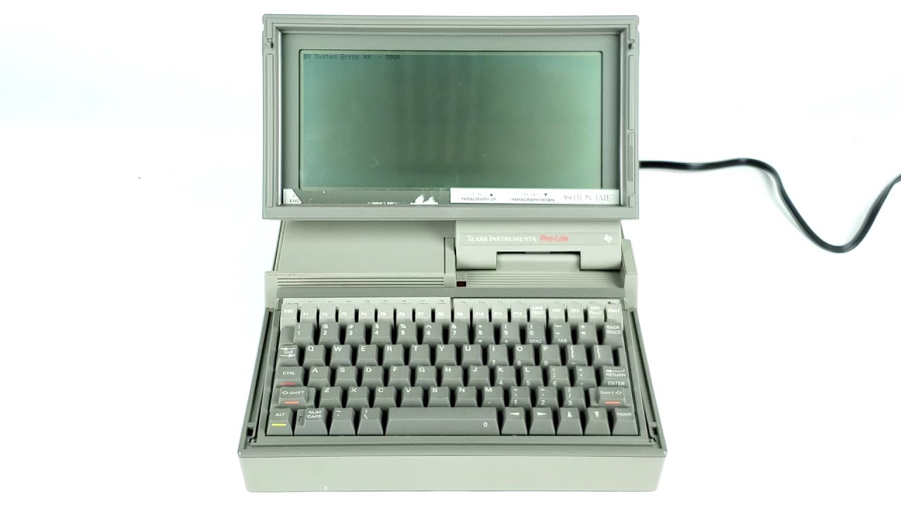 Texas Instruments Pro-Lite Laptop - YouTube