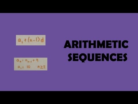 Arithmetic Sequences