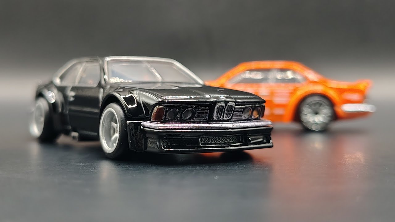 Hot Wheels BMW 635 CSI Custom - Simple Recolor, Wheels, Hand Drawn Details