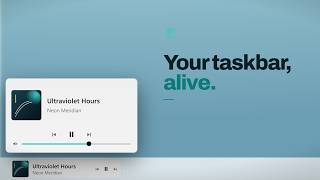 Windows 11 Taskbar Widgets: Now Playing | WidgetSpark