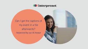 Can I get the captions of my event in a file afterwards?