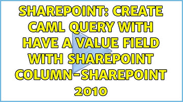 Sharepoint: Create CAML query with have a value field with SharePoint column-SharePoint 2010