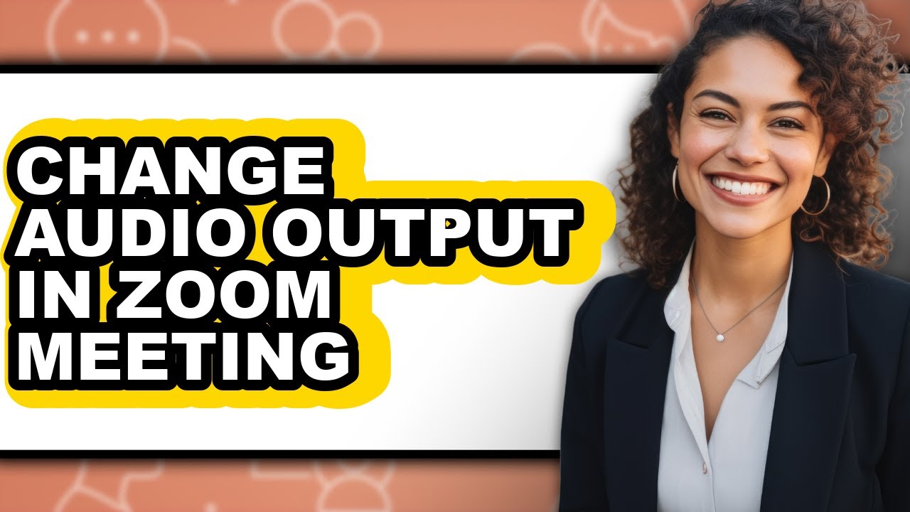 How to Change Audio Output in Zoom Meeting (only Way) - YouTube