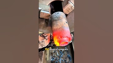 The process of turning nuts in pipes#shorts #satisfying #working #welding