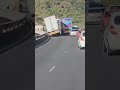 Severe wind blows truck off a Bridge near the Huguenot Tunnel in Cape Town #CapeTown #Shorts