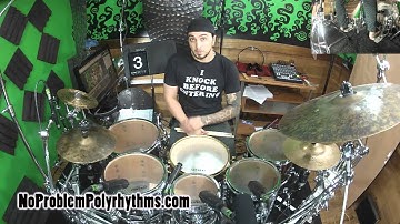 No Problem Polyrhythms : Funky Kick 4 over 3 - Advanced Drum Lessons