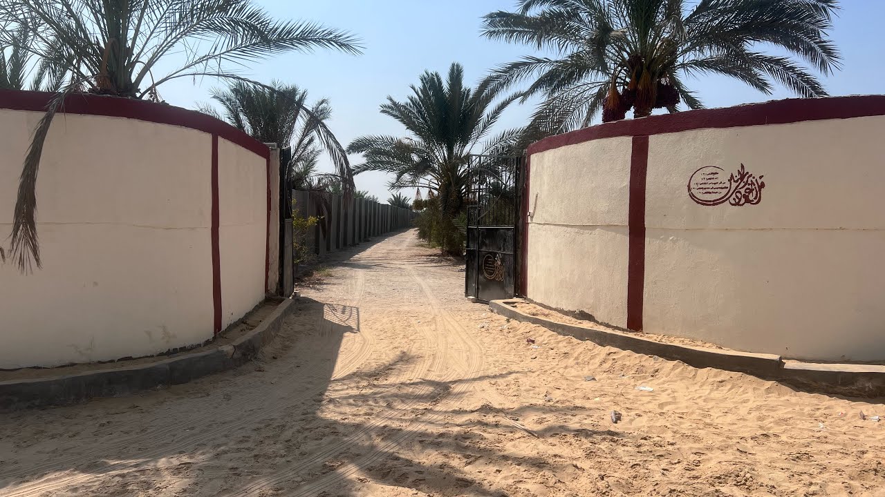 مزرعة ٥ فدان نموذجية علي وصلة سرابيوم محاطة بسور كامل بها فيلا و حمام سباحة و معلف مواشي ١٠٠ رأس