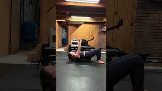 Alternating foam roller deadbug