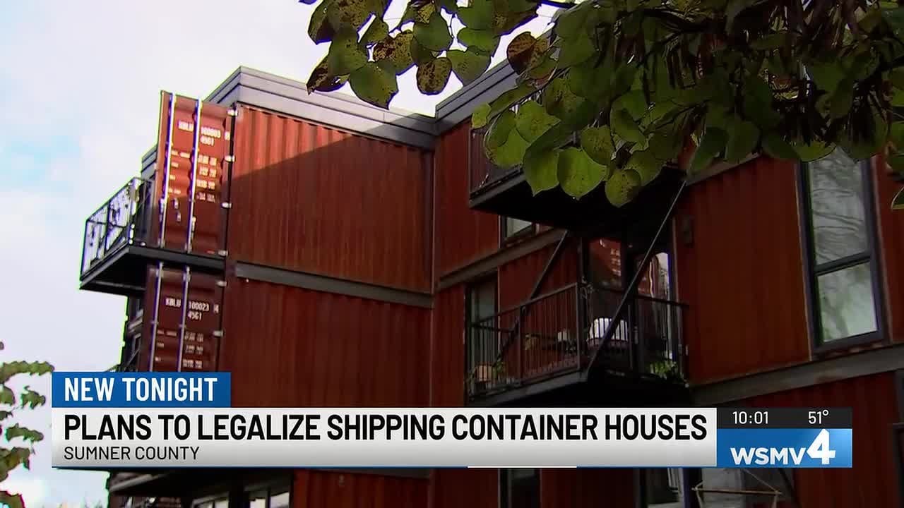 Sumner County looking to legalize shipping container homes
