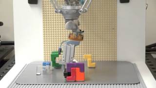 Assembling a 3D puzzle with FANUC's M-1ia Delta robot