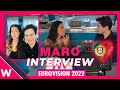 MARO &quot;saudade, saudade&quot; (Portugal Eurovision 2022) | Interview after first rehearsal