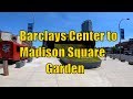⁴ᴷ⁶⁰ Walking from Barclays Center, Brooklyn to Madison Square Garden, Midtown Manhattan, NYC